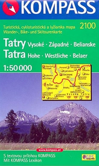 Tatry Vysoké,  Západné,  Belianské 1:50 000