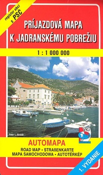 Príjazdová mapa k Jadranskému pobrežiu 1 : 100 000