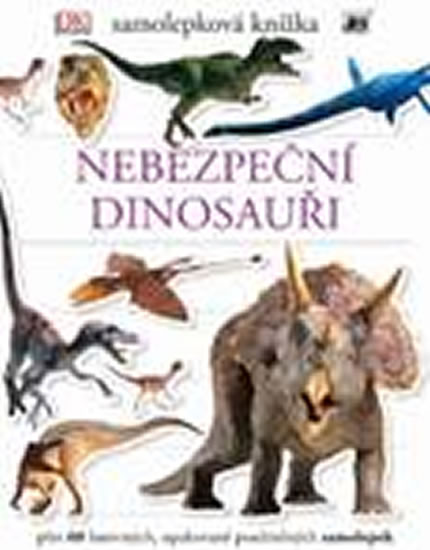 Samolepková knížka Nebezpeční dinosauři