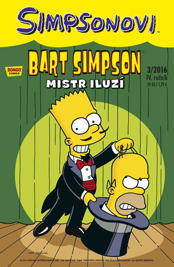 Bart Simpson Mistr iluzí